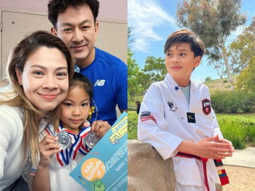 Thanh Thảo mát lòng vì thành tích của 2 con, ái nữ quốc tịch Mỹ đạt điểm tiếng Anh cao nhất, quý tử vào lớp chuyên toán