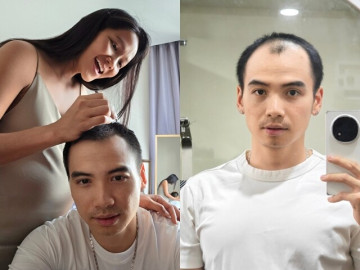 Sao Việt 24h: HHen Niê khoe diện mạo mới của chồng sau khi mọc tóc, nam nhiếp ảnh gia đã biết cách giữ gìn nhan sắc