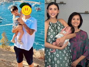 Võ Hoàng Yến khoe ông xã Việt kiều bế con cực khéo, ái nữ tỏ rõ thái độ khác biệt so với khi ở bên mẹ