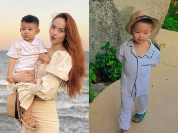 Sao Việt 24h: Con trai Minh Hằng thần thái như công tử Bạc Liêu đi thăm ruộng, khiến mẹ ruột phải trêu ghẹo