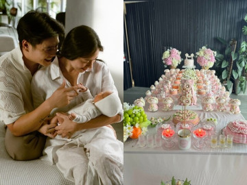 Chồng trẻ của Ngô Thanh Vân đầu bù tóc rối sau khi đón tiểu công chúa, chăm con vẫn bận kiếm tiền mua tã 10 Ngô Thanh Vân U50 lần đầu làm tiệc đầy tháng kỳ công cho con gái, ông xã sinh ở trời Tây thành tâm thắp hương