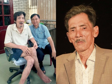 Sao Việt 24h: Thương Tín hiện không thể tự đi lại, vệ sinh cá nhân cần em trai hỗ trợ, di chuyển phải có người dìu