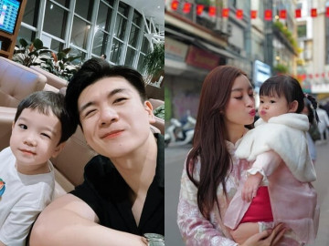 Sao Việt 24h: Cháu đích tôn của Bầu Hiển làm được động tác điệu nghệ, Đỗ Mỹ Linh nhìn sang con gái mình mà ghen tị