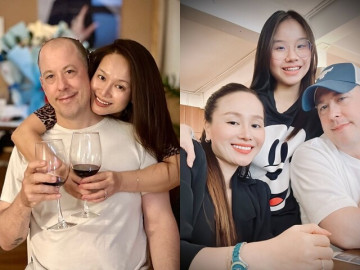 Vợ cũ của MC Thành Trung và chồng Tây tự nhận "cày như trâu", được Tùng Dương gọi là "đại gia bất động sản"