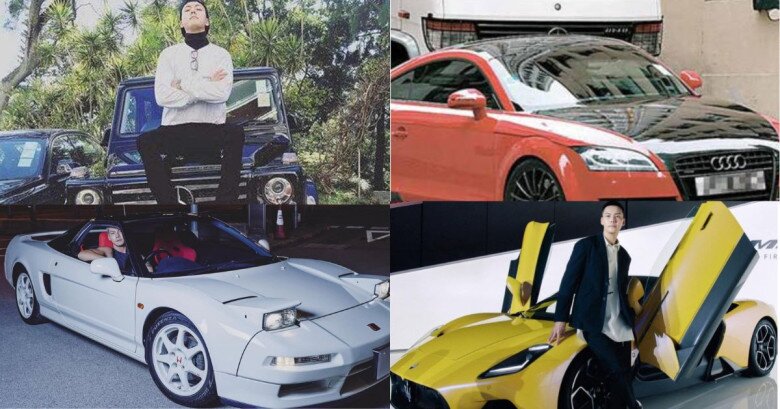 Bộ sưu tập xe sang của Trần Vỹ Đình - nam diễn viên là phú nhị đại thứ thiệt ngoài đời.