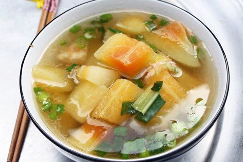Thứ nằm trong thân cây đu đủ tưởng vứt đi, nhặt về đem muối làm được đủ món amp;#34;cứu đóiamp;#34;, ăn ngon hơn thịt gà - 4
