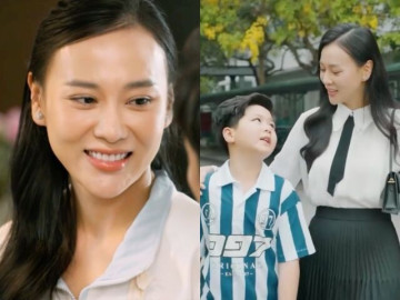 Phương Oanh gây chú ý vì nhan sắc đẹp hơn thời chưa chồng, lên phim giỏi việc nước, đảm việc nhà hệt ngoài đời
