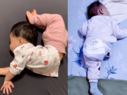 Yêu con - 1001 kiểu ngủ bá đạo của các "búp măng non" khiến bố mẹ hoang mang: Không hiểu sao ngủ được?