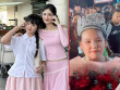 Em gái Hoa hậu Ý Nhi dậy thì thành công, 12 tuổi "lột xác" mặt xinh dáng đẹp lấn át chị gái