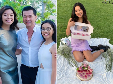 Con gái út nhà Hồng Đào - Quang Minh có chiều cao và nhan sắc như hoa hậu