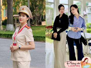 Trưởng ban phụ huynh lớp có xích mích với Phương Oanh gây bão MXH: Ngoài đời làm Thiếu tá Công an, sinh 2 con vẫn đẹp mặn mà