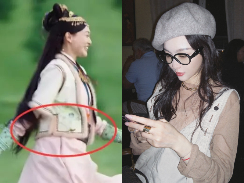 La Tấn rất lo lắng cho vợ nên đã cử nhiều vệ sĩ đi theo chăm sóc "tận răng", dặn vợ không được làm việc quá sức, hạn chế các cảnh quay mạo hiểm. Phân cảnh cưỡi ngựa cũng được quay bằng đạo cụ để tránh gây nguy hiểm cho bà bầu.