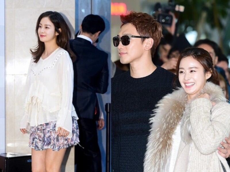 Khi bầu đến tháng thứ 8, Bi Rain dành tặng bà xã một chuyến du lịch Ý trước khi "nằm ổ". Ki xuất hiện tại sân bay, Kim Tae Hee gây sốt với nhan sắc mặn mà, tay chân thon gọn. Con gái đầu lòng của cặp đôi chào đời năm 2017, diện mạo đến nay vẫn là ẩn số.