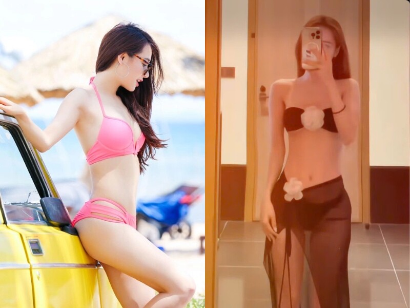 Ba tháng sau sinh, Nhã Phương giảm được hơn 15 kg, vòng eo gọn gàng, phong cách thời trang thanh lịch. Bên cạnh đó, "mẹ 2 con" còn tự tin diện bikini khoe dáng như gái son. Khi so sánh ảnh diện áo tắm hồi chưa bầu và sau sinh, dân tình không mấy khác biệt mấy.