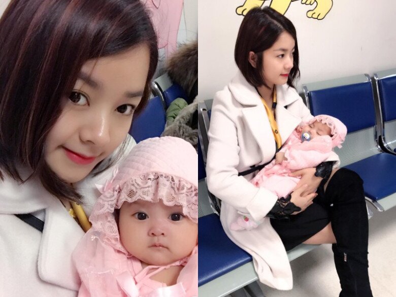 Người đẹp về dáng thần tốc khi bước xuống bàn đẻ.