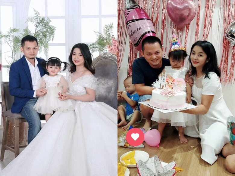 Nửa kia của cô không hoạt động trong giới giải trí.