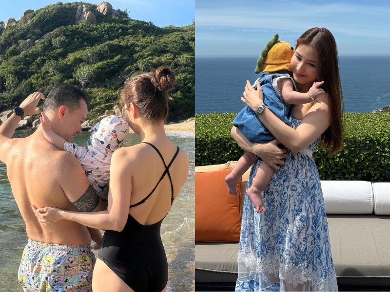 Thời gian này, tình màn ảnh Nhan Phúc Vinh chưa đóng phim trở lại, chỉ tham gia các sự kiện giải trí và dành thời gian vun vén gia đình nhỏ. Trong các hình ảnh đời thường được chia sẻ, tổ ấm hạnh phúc của người đẹp 9X cùng chồng kín tiếng được nhiều người ngưỡng mộ.