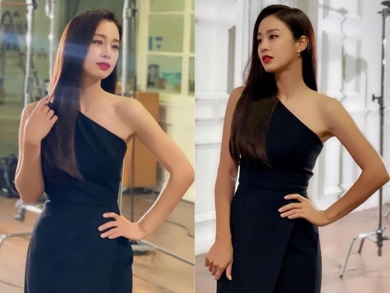 Hiện 2 con gái của Kim Tae Hee - bé đầu lòng 8 tuổi, còn con út 6 tuổi, đang học Tiểu học. "Con gái lớn có phần trên gương mặt giống em, phần dưới mặt giống chồng em. Còn bé út thì ngược lại, nửa mặt trên giống bố, nửa mặt dưới giống em", nàng Kim mô tả diện mạo 2 bé.