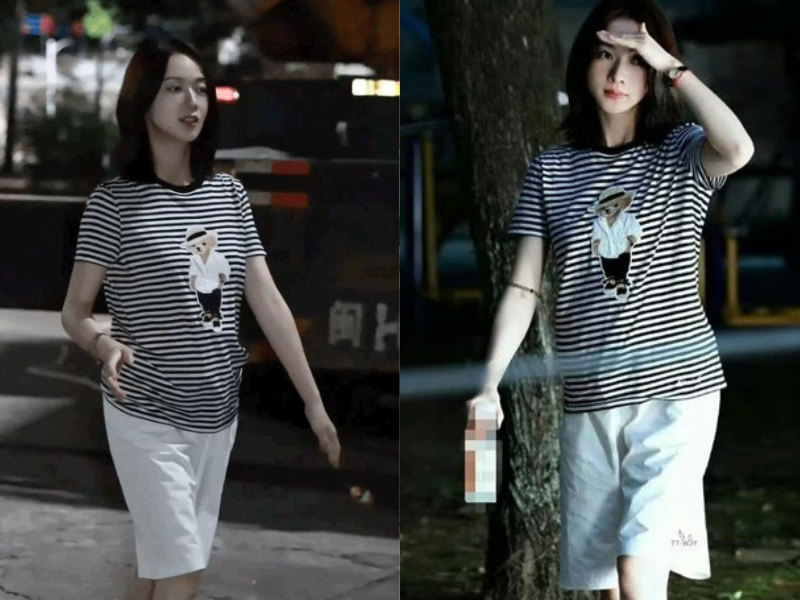 Một thời gian sau, dân tình nhiều lần bắt gặp Ngô Cẩn Ngôn xuất hiện với vòng 2 lớn. Tuy nhiên, thay vì nghỉ ngơi, cô phải nai lưng đi quay phim ở tam cá nguyệt thứ 2, để trang trải kinh tế.