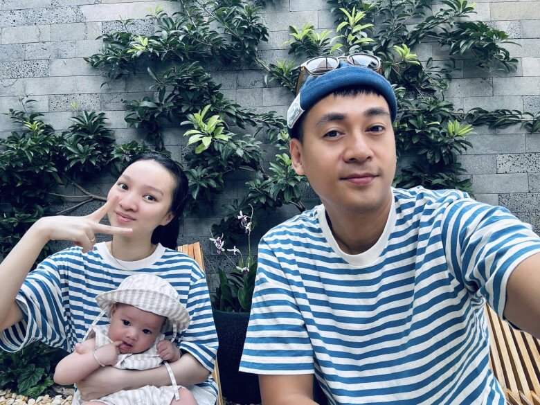 Ngọc Thuận giành chăm con, làm hết việc nhà nên vợ có thời gian nghỉ ngơi, chăm sóc bản thân.