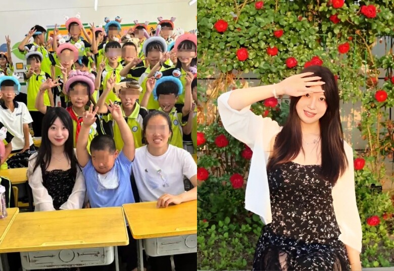 Cô giáo trẻ được lòng phụ huynh và học sinh khi đứng lớp.