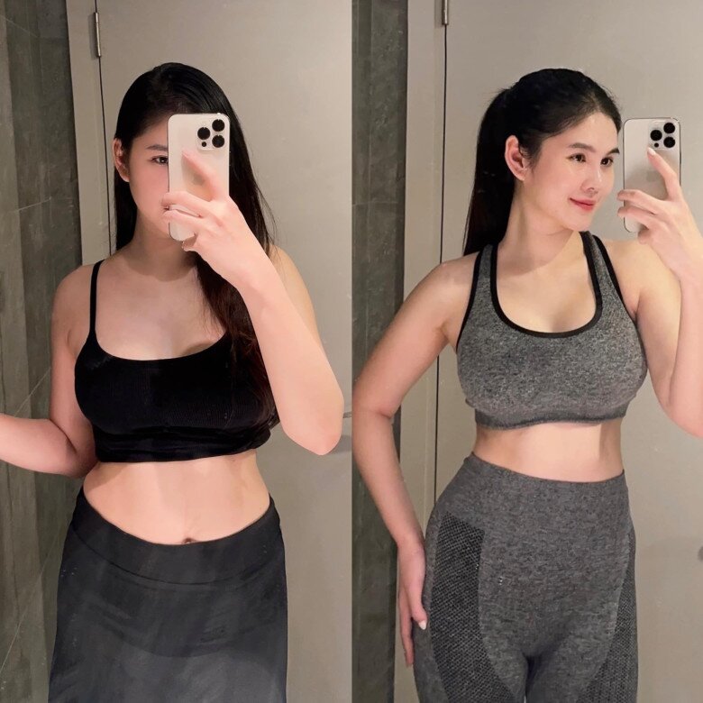 MC thể thao lột xác ấn tượng sau vài tháng chăm chỉ luyện tập.