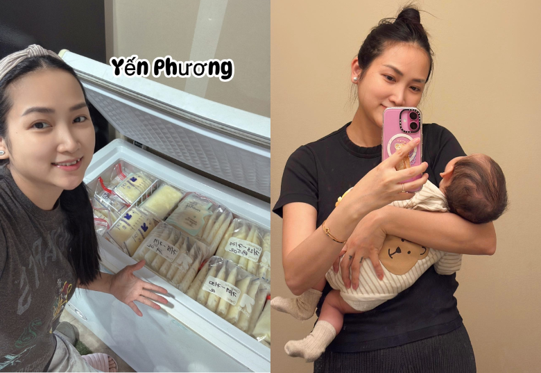 Cho con bú bằng sữa mẹ, hút sữa trữ 3 cữ/ngày hỗ trợ đốt cháy calo sau sinh.