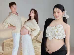 Vợ hot girl của diễn viên Trọng Lân VTV: "Mẹ ruột vừa sinh em trai cách đây không lâu nên đã chia sẻ nhiều kinh nghiệm bầu bí cho tôi"