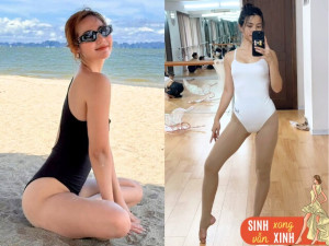 Dàn hot girl về dáng nóng bỏng khi bước xuống bàn đẻ: "Gái 3 con" Mai Chi gây choáng với body nét căng, rời showbiz làm giáo viên dạy lặn