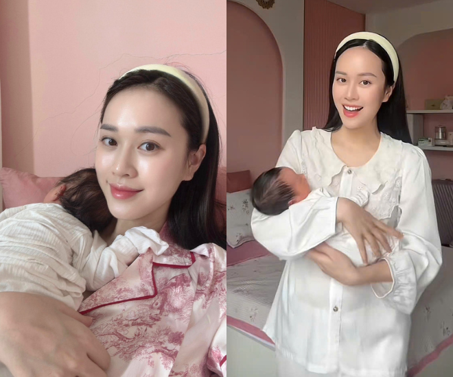 MC Ngô Mai Phương đẹp rạng rỡ trong thời gian ở cữ.