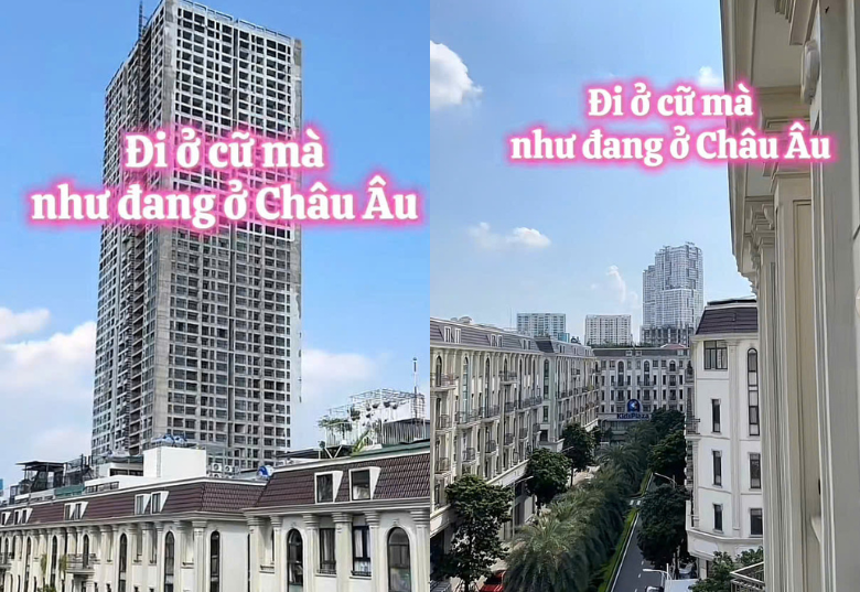 Chiếc view khiến mẹ hai con tâm đắc.