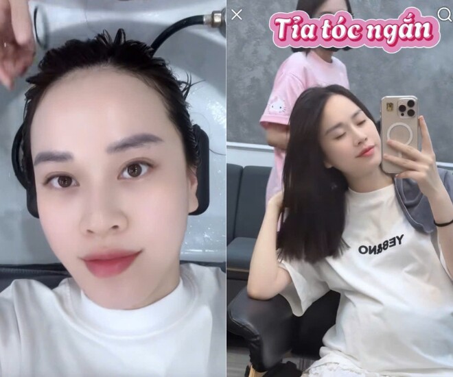 MC xinh đẹp VTV sắp đẻ vẫn bình tĩnh đi cắt tóc làm nail, thăm công trình đang sửa để sẵn sàng đón công chúa - 3