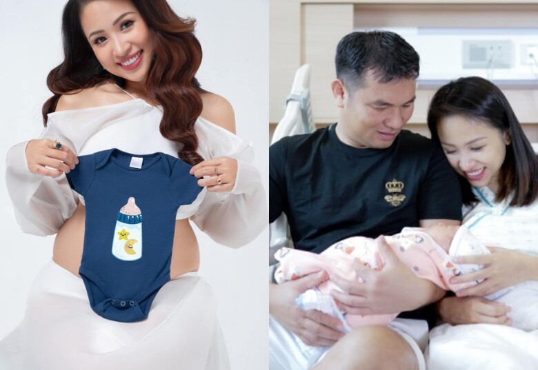 Vẻ rạng rỡ của 8X từ lúc mang bầu đến khi sinh con thứ 2.