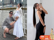 Bà bầu - Vợ thủ môn mang 2 dòng máu Việt - Nga gặp vấn đề sức khỏe đáng lo sau sinh, vóc dáng hiện tại gây bất ngờ