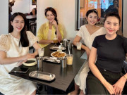 Bà bầu - Hội bạn thân cùng sinh con trai đầu lòng của MC Mai Ngọc hội ngộ: Thạc sĩ VTV đọ sắc 2 bà bầu hot bậc nhất Vbiz