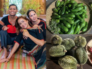 Bà bầu - Bà bầu H’Hen Niê khoe quà quê bố mẹ gửi, có món thèm lắm nhưng phải đem cấp đông, đẻ xong mới dám ăn