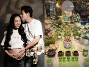 Bà bầu - Ái nữ đại gia Minh Nhựa đã sinh con thứ 4, hai vợ chồng dọn tiệc đầy tháng ấm cúng, hé lộ thông tin đầu tiên về "rắn con"?