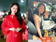 Bà bầu - “BTV trẻ nhất Thời sự 19h” khoe dáng nuột nà sau sinh, U40 đứng cạnh nam thần Việt mà nhìn hệt nữ chính phim ngôn tình