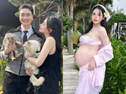 Bà bầu - Vợ hot girl sắp đẻ, nam thần VTV chuẩn bị 1 xe tải đầy ắp đồ dùng cho mẹ và bé, chồng Ngô Thanh Vân nay đã có đối thủ