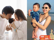 Bà bầu - Nữ ca sĩ rời showbiz đẻ 2 con với diễn viên Quang Tuấn, U40 diện đồ tắm đẹp mướt mắt, xin "buông tha" 1 chuyện sau sinh