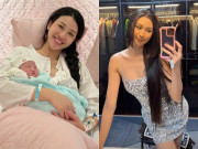 Bà bầu - Top 5 Miss Universe Việt Nam khoe dáng nuột sau 1 tháng ở cữ, tranh thủ hưởng thụ cuộc sống trong lúc “cục vàng” ngủ say