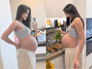 Bà bầu - HH H’Hen Niê khoe bụng bầu căng tròn trước ngày “nằm ổ”, tự ngắm cơ thể thay đổi mỗi ngày cũng đủ hạnh phúc