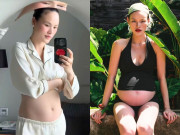 Bà bầu - Siêu mẫu Tuyết Lan giảm 10kg sau 2 tuần sinh con, vừa chơi với công chúa vừa “check mail” công việc đúng chuẩn nữ chủ tịch