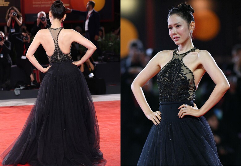 Body không chút mỡ thừa của mẹ một con Son Ye Jin.