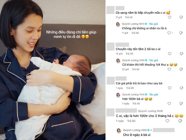 Người đẹp VTV tiết lộ về chi phí đi đẻ và ở cữ cho các chị em tham khảo.