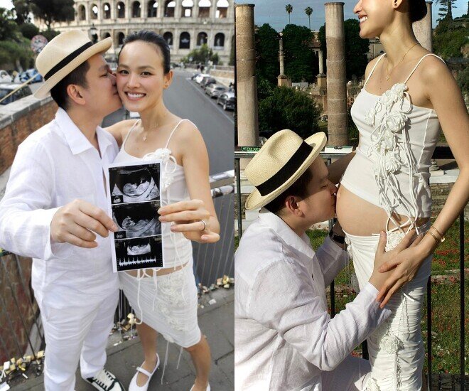 Tuyết Lan công khai tin vui hồi tháng 4 bên Tiến sĩ, bác sĩ Nguyễn Thiện Khanh.