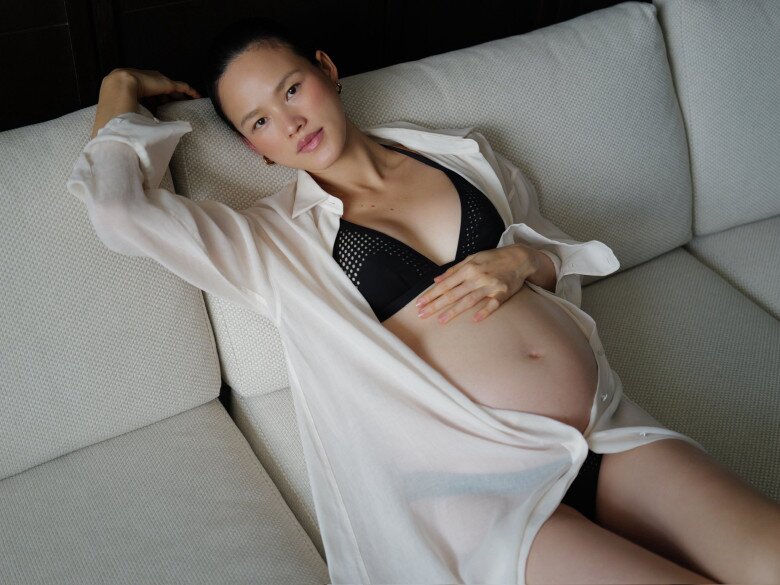 Siêu mẫu Việt đình đám tiết lộ đang bầu con gái, hoa hậu Lương Thuỳ Linh và dàn sao hào hứng đón chờ công chúa nhỏ - 6