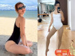 Dàn hot girl về dáng nóng bỏng khi bước xuống bàn đẻ: "Gái 3 con" Mai Chi gây choáng với body nét căng, rời showbiz làm giáo viên dạy lặn