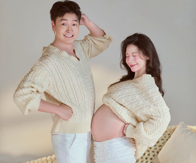 Vợ chồng Trọng Lân sẽ đón con đầu lòng vào giữa tháng 8.