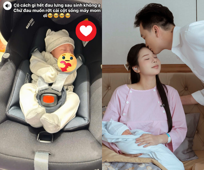 Bà xã Trọng Lân cho biết đang bị đau lưng đến mức muốn rớt cột sống ra ngoài.